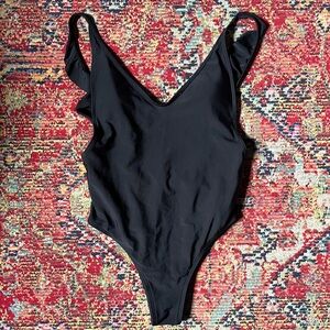Aerie Black Onepiece